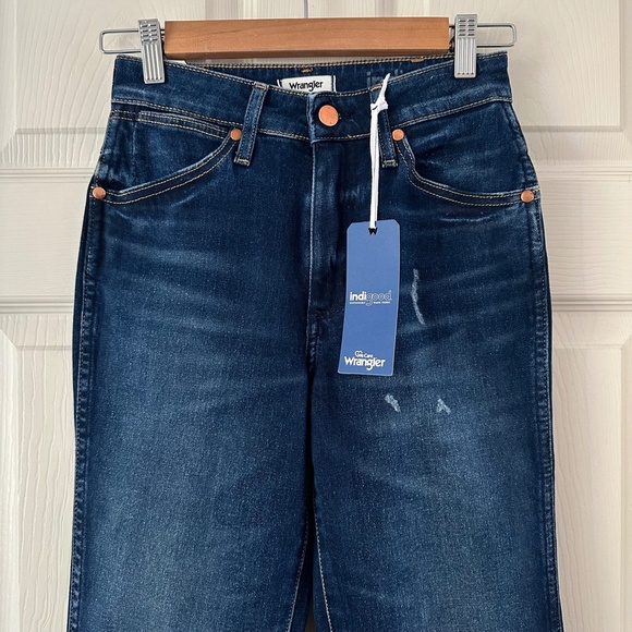 Wrangler Wild West 603 High Rise Straight Jeans 24 X 28 - Picture 6 of 16